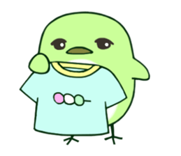 Bush warbler Sticker sticker #15088765