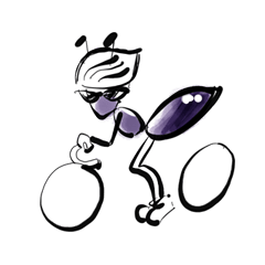 ant sticker for cyclists