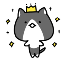 hacchan the kitten in motion! sticker #15089663