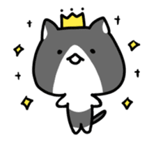 hacchan the kitten in motion! sticker #15089663