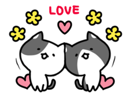 hacchan the kitten in motion! sticker #15089667