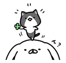 hacchan the kitten in motion! sticker #15089670