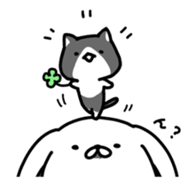 hacchan the kitten in motion! sticker #15089670