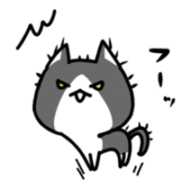 hacchan the kitten in motion! sticker #15089672