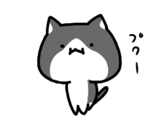 hacchan the kitten in motion! sticker #15089673