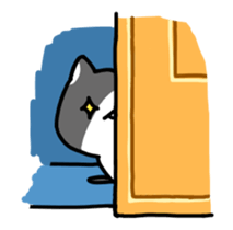 hacchan the kitten in motion! sticker #15089674