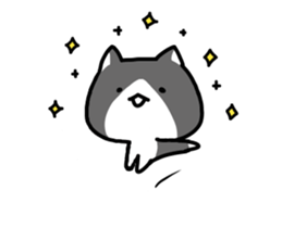 hacchan the kitten in motion! sticker #15089676