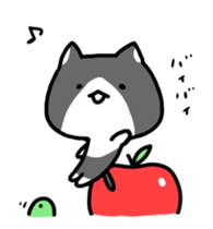 hacchan the kitten in motion! sticker #15089683