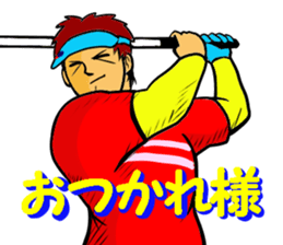 Sticker for the golfer 3 sticker #15089871