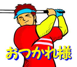 Sticker for the golfer 3 sticker #15089871