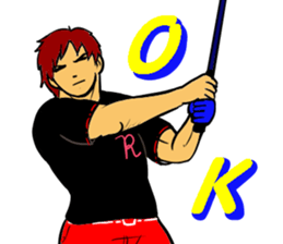 Sticker for the golfer 3 sticker #15089875