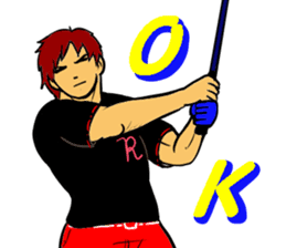 Sticker for the golfer 3 sticker #15089875