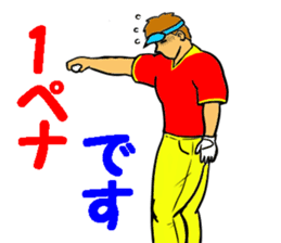 Sticker for the golfer 3 sticker #15089877