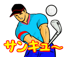 Sticker for the golfer 3 sticker #15089883