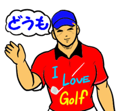 Sticker for the golfer 3 sticker #15089886