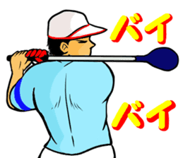 Sticker for the golfer 3 sticker #15089907