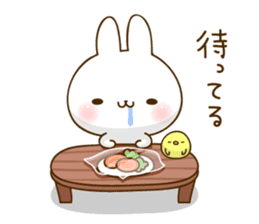 namaiki-rabbit6.time for family sticker #15090193