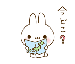 namaiki-rabbit6.time for family sticker #15090205