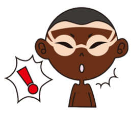 Swimming boy EIBOZ sticker #15092014