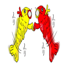 carp's okkoi and pleasant friends Vo.2 sticker #15092658