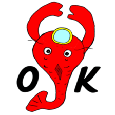 carp's okkoi and pleasant friends Vo.2 sticker #15092662