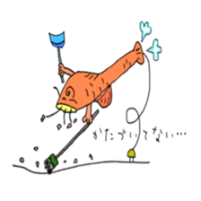 carp's okkoi and pleasant friends Vo.2 sticker #15092667