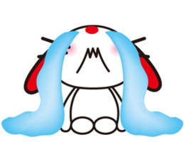 The murmur of a rabbit & panda. sticker #15092796