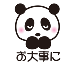 The murmur of a rabbit & panda. sticker #15092800