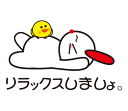 The murmur of a rabbit & panda. sticker #15092811