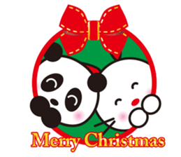 The murmur of a rabbit & panda. sticker #15092818