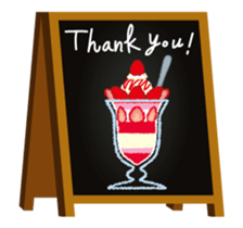 Blackboard Food Porn sticker #15093299