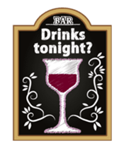 Blackboard Food Porn sticker #15093304