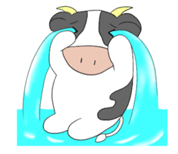 Daily life of the moocow sticker #15093417