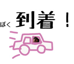 Koro of the miniature dachshund sticker #15093706