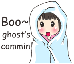 Girl little pig [English] sticker #15094048