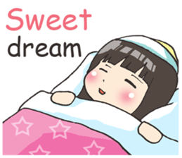 Girl little pig [English] sticker #15094074