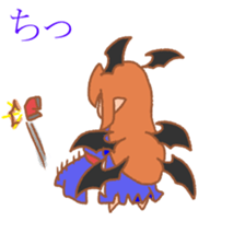 anget and devil 2 set sticker #15094783