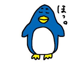 Eyebrow penguin sticker #15095528