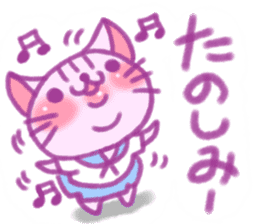 crayon cat sticker sticker #15096439