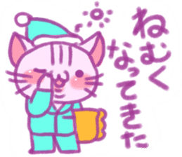 crayon cat sticker sticker #15096458
