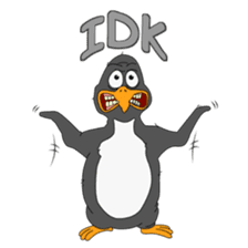 Bumpy the Emotional Penguin sticker #15096814