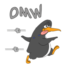 Bumpy the Emotional Penguin sticker #15096815