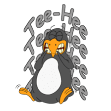 Bumpy the Emotional Penguin sticker #15096817