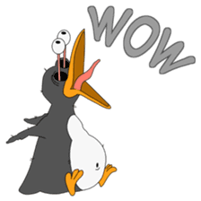 Bumpy the Emotional Penguin sticker #15096818