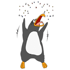 Bumpy the Emotional Penguin sticker #15096819