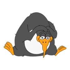 Bumpy the Emotional Penguin sticker #15096823