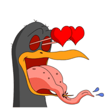 Bumpy the Emotional Penguin sticker #15096824