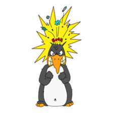 Bumpy the Emotional Penguin sticker #15096832