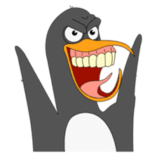 Bumpy the Emotional Penguin sticker #15096834