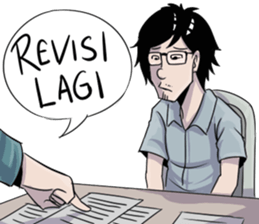 Derita Mahasiswa sticker #15097292